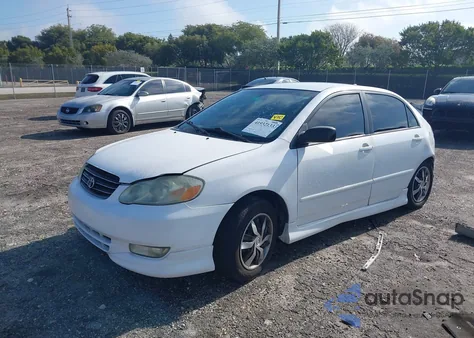 2004 Toyota Corolla S z USA, uszkodzony, nr VIN 1NXBR32E64Z234341